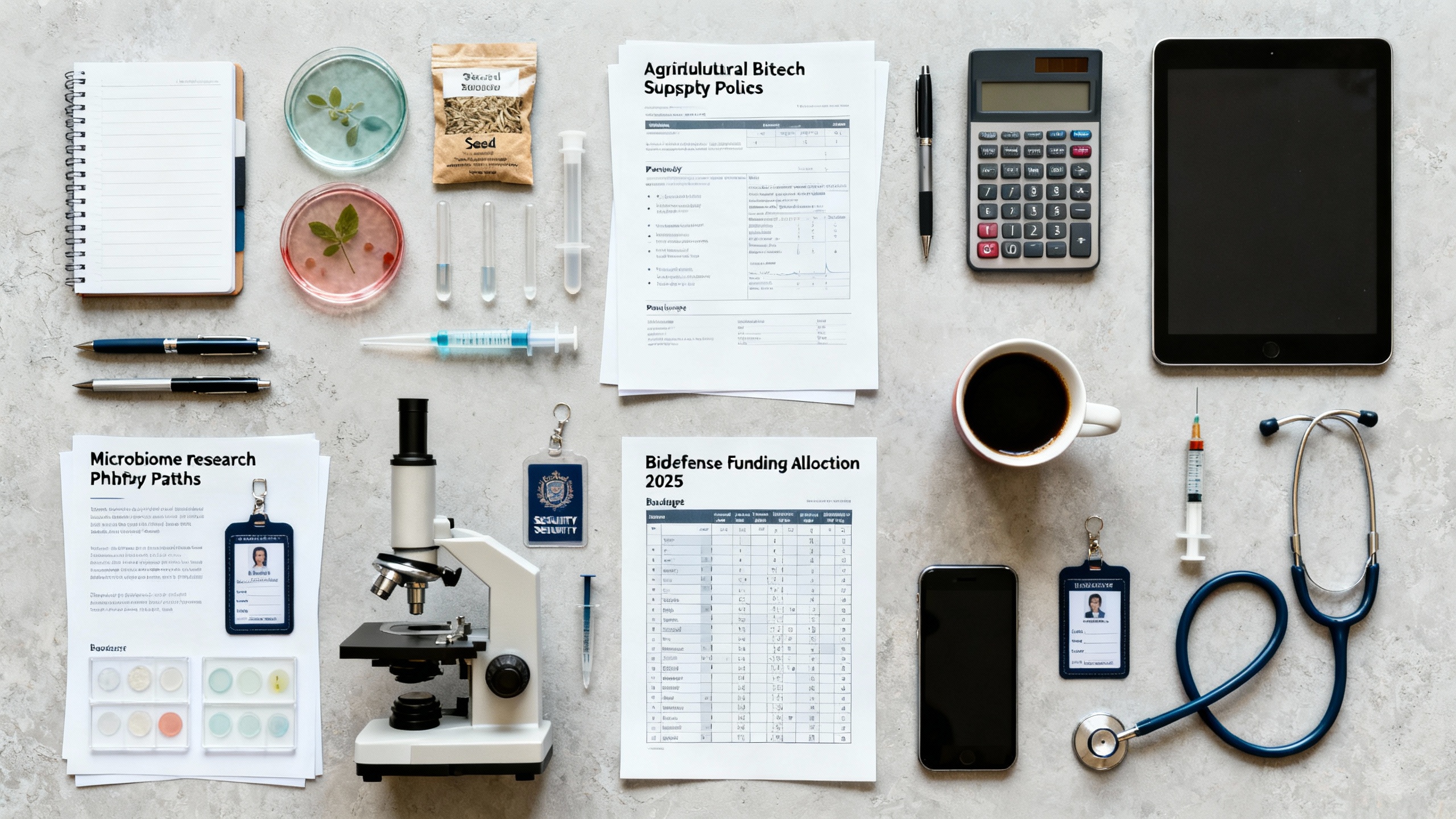 2025 Comprehensive Guide: Agricultural Biotech Subsidy Policies, Biodefense Funding Allocation & Microbiome Research PhD Pathways