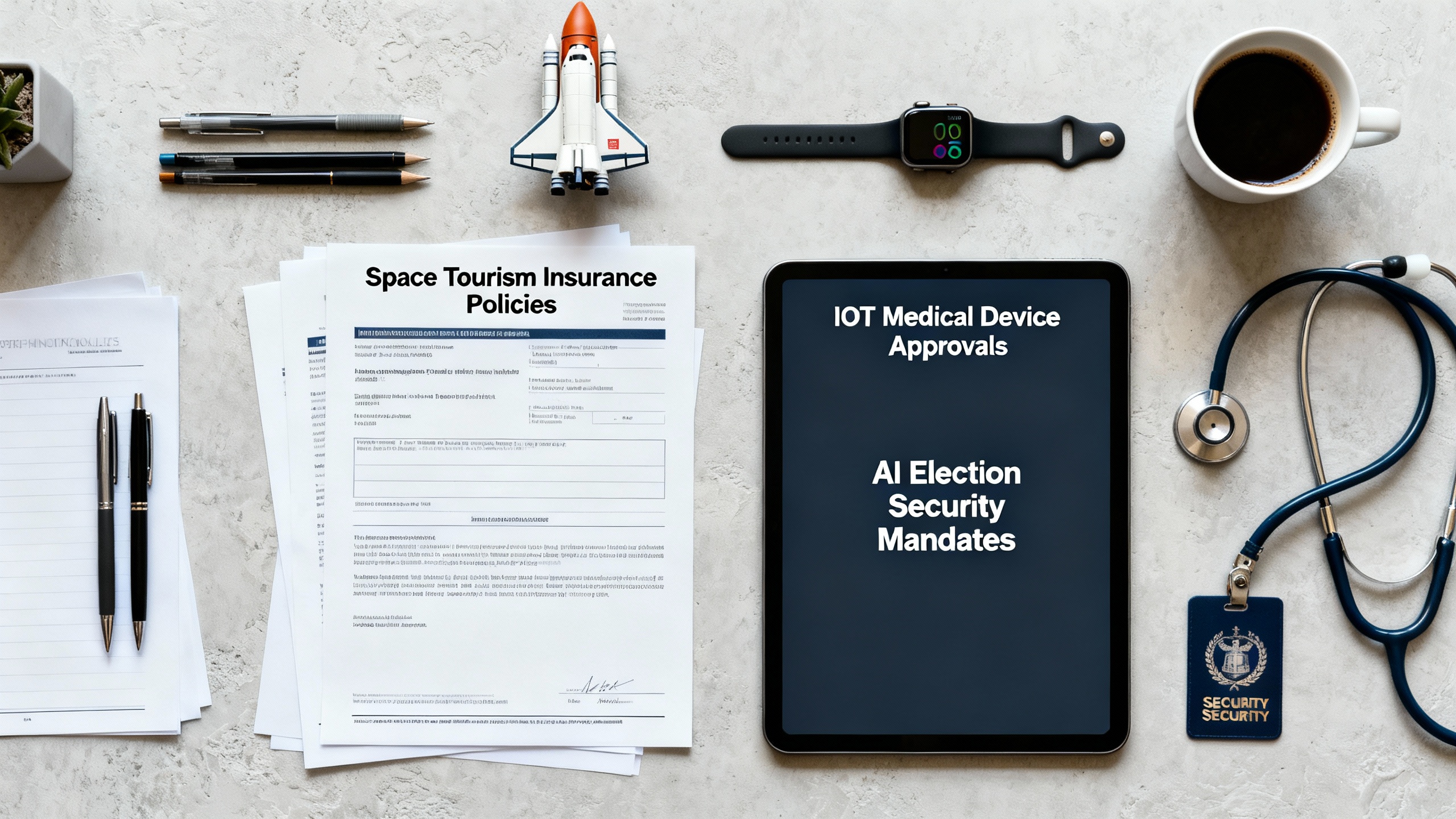 2025 Regulatory Compliance Guide: AI Election Security Mandates, IoT Medical Device Approvals, Space Tourism Insurance Policies & Workplace Surveillance